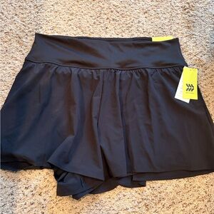 all in motion Black Women's Athletic Skort with Tag